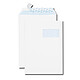 GPV Paquet 50 pochettes blanc auto-adhésives 90g ft C4 229 x 324 mm fenêtre 50 x 100 mm Enveloppe