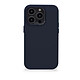 Decoded Coque Compatible avec le MagSafe en cuir pour iPhone 14 Pro Max Bleu Coque compatible MagSafe en cuir