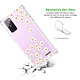 Avis Evetane Coque Samsung Galaxy S20 FE anti-choc souple angles renforcés transparente Motif Marguerite