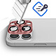 Avis Avizar Film Caméra pour iPhone 14 Pro et 14 Pro Max Verre Trempé + Alliage d'Aluminium  Rose