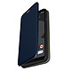 Avizar Étui Smartphone 5,6 à 6 pouces Fixation adhésive et rotative Porte-carte  bleu nuit Etui portefeuille avec fixation adhésive pour smartphone de 5,6 à 6 pouces.