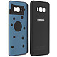 Clappio Cache Batterie Galaxy S8 Plus Vitre Arrière noir Cache batterie - Façade arrière - Noir.
