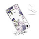 Acheter LaCoqueFrançaise Coque iPhone Xr anti-choc souple angles renforcés transparente Motif Pivoines Violettes