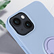 Acheter Avizar Coque Silicone pour iPhone 14 Flexible avec Bague Support  Bleu Lavande