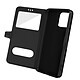 Avizar Housse iPhone 13 Mini avec Double Fenêtre Support Vidéo noir Étui noir spécialement conçu pour votre iPhone 13 Mini.