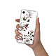 LaCoqueFrançaise Coque iPhone Xr anti-choc souple angles renforcés transparente Motif Fleurs Sauvages pas cher
