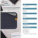 Avis MW Housse compatible Macbook Pro 15 (compatible Air 15) Denim Dark Blue