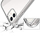 Evetane Coque iPhone 12 mini (5,4 pouces) Anti-Chocs avec Bords Renforcés en silicone transparente Motif pas cher