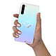 LaCoqueFrançaise Coque Xiaomi Redmi Note 8 T 360 intégrale transparente Motif Coeur Blanc Amour Tendance pas cher