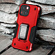 Avizar Coque iPhone 14 Plus Antichoc Hybride avec Anneau Support Magnétique  Rouge pas cher