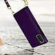 Acheter Avizar Coque Cordon Samsung S20 FE avec Porte-cartes Support Vidéo Lanière violet foncé