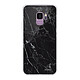 Evetane Coque Samsung Galaxy S9 360 intégrale transparente Motif Marbre noir Tendance Coque Samsung Galaxy S9 360 intégrale transparente Marbre noir Tendance