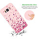 Avis Evetane Coque Samsung Galaxy S8 Silicone Liquide Douce rose pâle Confettis De Coeur