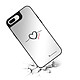 Avis LaCoqueFrançaise Coque iPhone 7 Plus/8 Plus miroir Coeur Noir Amour Design