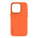 Decoded Coque MagSafe pour iPhone 15 Pro Silicone Mat Doux Abricot Orange Coque Magsafe Orange en Silicone, iPhone 15 Pro