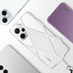 Avis Avizar Cordon Smartphone avec Étui Silicone Flexible Universel 35cm  Blanc