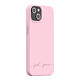 JUST GREEN Coque pour Apple iPhone 13 Natura Baby Souple et Antichoc Rose Protège efficacement votre Apple iPhone 13 des chocs et des rayures