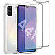 Acheter Evetane Coque Samsung Galaxy A41 Antichoc Silicone + 2 Vitres en verre trempé Protection écran