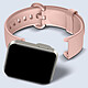 Acheter Avizar Bracelet pour Xiaomi Mi Watch Lite / Redmi Watch Silicone Soft touch Premium Rose Clair Ajustable par Boucle Ardillon
