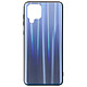 Avizar Coque Samsung Galaxy A42 Bi-matière Holographique Brillant Fine Légère bleu Coque concue sur mesure pour le Samsung A42 5G