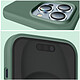 Acheter Moxie Coque pour iPhone 15 Pro Max Semi-rigide Intérieur Microfibre Vert sapin