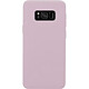 BigBen Connected Coque pour Galaxy S8 Rigide en Silicone Soft Touch Rose Protège efficacement le dos de votre téléphone