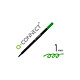 Q-CONNECT Stylo-feutre pointe fibre arrondie 1mm coloris vert x 10 Feutre à pointe fine