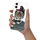 Evetane Coque iPhone 12 mini silicone transparente Motif Tigre Fashion ultra resistant pas cher