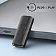 Avizar Adaptateur USB C Femelle 3 en 1 Charge 240W Synchronisation 40 Gbps Vidéo 8K  Noir pas cher