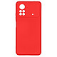 Avizar Coque pour Xiaomi Poco X4 Pro 5G Silicone Semi-rigide Finition Soft-touch Fine  rouge - Coque de protection bi-matière semi-rigide spécialement conçue pour Xiaomi Poco X4 Pro 5G