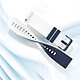 Avis Avizar Bracelet pour Huawei Watch GT3 46mm Silicone BiColore Texturé Bleu / Blanc