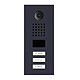Doorbird - Portier vidéo IP 3 boutons encastré - D2103V-RAL7016-V2-EP Doorbird - Portier vidéo IP 3 boutons encastré - D2103V-RAL7016-V2-EP
