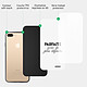 Acheter Evetane Coque iPhone 7 Plus/ 8 Plus Coque Soft Touch Glossy Parfaite Avec De Jolis Défauts Design