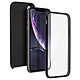 Avizar Coque Apple iPhone XR Protection Silicone + Arrière Polycarbonate - Noir - Coque de protection spécialement conçue pour l'iPhone XR
