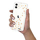 Evetane Coque iPhone 11 silicone transparente Motif Marguerite ultra resistant pas cher