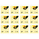 DELI Stick Up Notes adhésives repositionnables 76×76mm - 100 feuilles jaunes x 12 Notes repositionnable