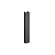 KIMEX 150-3112 Goulotte passe-câbles verticale de bureau, 35 cm, Noir
