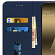Avizar Housse Samsung Galaxy A20e Étui Porte-cartes Fonction Support bleu nuit pas cher