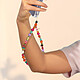 Acheter Avizar Bijou Téléphone Universel Perles Heishi Pierres et Coquillages 30cm avec Dragonne  Multicolore
