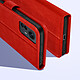 Avizar Housse Xiaomi 12 Lite Clapet Portefeuille Fonction Support Vidéo rouge Chesterfield pas cher