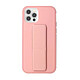 Myway Coque pour iPhone 12/12 Pro avec fonction stand Rose - Coque élégante et ajustée