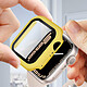Avizar Coque Apple Watch Serie 7 (45mm) Rigide Ultra-fine Vitre de Protection jaune pas cher