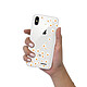 Evetane Coque iPhone X/Xs silicone transparente Motif Marguerite ultra resistant pas cher