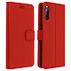Avizar Housse Sony Xperia L4 Étui Folio Porte carte Support Vidéo - rouge Etui de protection, intégral, spécialement conçu pour Sony Xperia L4