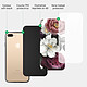 Acheter LaCoqueFrançaise Coque iPhone 7 Plus/ 8 Plus Coque Soft Touch Glossy Fleurs roses Design