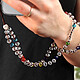 Acheter Avizar Bijou de Téléphone Bracelet à Perles Cristal Collection Krista multicolore