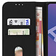Avizar Étui Samsung Galaxy A41 Housse Intégrale Porte-carte Fonction Support noir pas cher