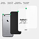 Acheter Evetane Coque iPhone 6/6s Coque Soft Touch Glossy Parfaite Avec De Jolis Défauts Design