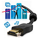 Avis Avizar Câble HDMI Mâle vers VGA Mâle 15 Broches 1.8m Transmission Audio et Vidéo  Noir