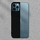 Avizar Coque iPhone 12 Pro Max Hybride Finition Tissu Anti-traces Lavable noir pas cher